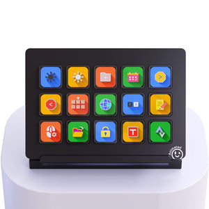 Manette de jeu programmable Mibox Mini filaire Type-C/<span class=keywords><strong>USB</strong></span> avec rétroéclairage LCD StreamDeck avec touches multimédias, nouvelle pour ordinateur portable et ordinateur de bureau - Product Image 1