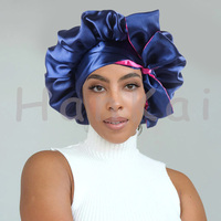 Satin Silk Bonnets and Edge Wraps, Double Layer