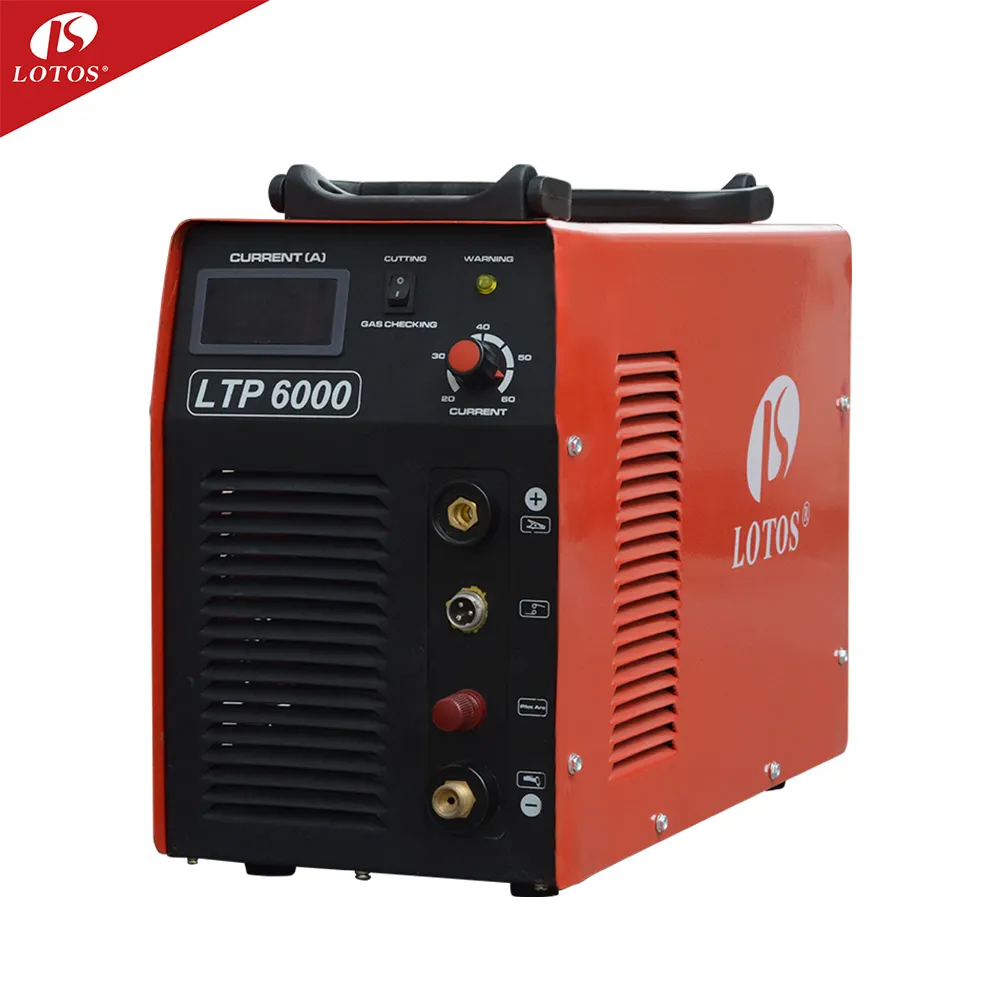 Lotos LTP6000 Penjualan Terbaik Super 60 Amp Layanan Luar Negeri Disediakan Pilot Arc Pemotong Plasma