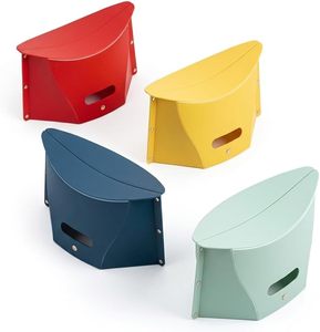 Ultra Thin Portable Folding Travel <b>Stool</b> Lightweight Outdoor Camping <b>Seat</b> Compact Collapsible Chair - Product Image 1