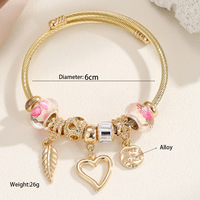Bracelet ajustable Panjia Fashion en or, kevlar et pierre naturelle, sans couleur, assorti à tous les styles, bijoux haut de gamme