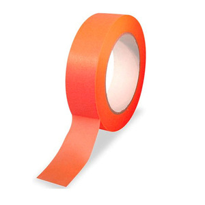 Cinta Adhesiva Washi Multicapa para Protección y Enmascaramiento, Recubrimientos a Base de Agua, Color Naranja, 1 Rollo - Product Image 1