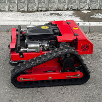 Mesin pemotong rumput Mini Crawler multifungsi pertanian kustom traktor Tiller putar kultivator perayap