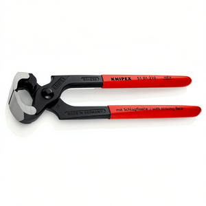 Extractor de clavos Knipex 51 01 210 con superficie de impacto, fabricado en Alemania - Product Image 1