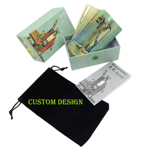 Cartas de <span class=keywords><strong>Tarot</strong></span> Personalizadas, Ecológicas, Reciclables, de Lujo, Clásicas, Duraderas, de Cartón, Juego de Mesa, Afirmaciones Positivas, Logotipo Personalizado - Product Image 1