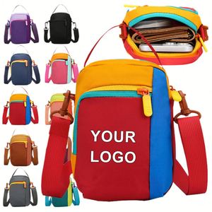 Sac à bandoulière personnalisé transfrontalier en nylon imperméable, sac à main tendance pour voyage en extérieur - Product Image 1