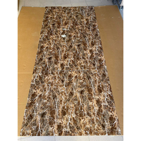 Feuille de marbre en PVC UV 1220*2800*3mm, feuille de PVC laminée UV, panneaux muraux en PVC