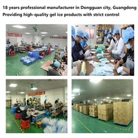 Packs de thérapie chaud-froid réutilisables Dongguan pour blessures, packs de gel de glace pour poignet avec logo personnalisé et billes de gel