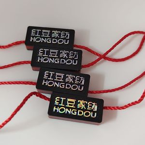 Kustom Hang Tag <span class=keywords><strong>String</strong></span> Snap <span class=keywords><strong>Lock</strong></span> penutup kabel kunci Hangtag plastik segel tali ayunan - Product Image 2