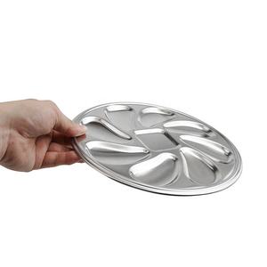 Plateau de service en acier inoxydable, assiette de fruits de mer, de qualité alimentaire, pour la sauce 1 pièce - Product Image 5