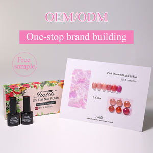 Vernis à ongles gel UV IMTITI <span class=keywords><strong>effet</strong></span> œil de chat, rose baie, durcissement LED/UV, longue durée, <span class=keywords><strong>effet</strong></span> œil de chat diamant rose - Product Image 1