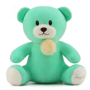 Colori della caramella peluche orsacchiotti peluche personalizzato mini peluche peluche orsacchiotto peluche con soffice pompon - Product Image 4