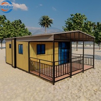 WinFair Préfabriqué Portable Module Préfabriqué Modulaire Extensible Conteneur Maison Villa 20Ft Préfabriqué Expédition Petite Maison