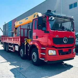 Camion lourd Shacman 8*4 16T avec grue montée, idéal pour les travaux d'ingénierie et le transport de marchandises lourdes - Product Image 5