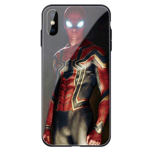 Hot Bán Marvel Siêu Anh Hùng Trường Hợp Tempered Glass Bảo Vệ Trường Hợp Đối Với <span class=keywords><strong>iPhone</strong></span> 12 - Product Image 4