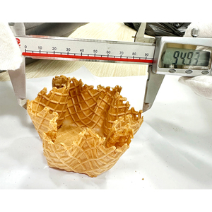 小型商用食用华夫饼碗压榨机铝华夫饼蛋筒机冰淇淋碗滚筒 - Product Image 3