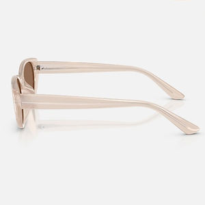 Timeless Trend Elegant Light <b>Brown</b> Cat-Eye Sunglasses <b>Tinted</b> Lenses UV Protection Eyewear for Daily Party Use Sunglasses - Product Image 6