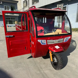 NUEVO Triciclo de Cinco Ruedas con Amortiguador de 530 mm, Carrocería Cerrada, Carga de 400 kg, Autonomía de 50-70 km, Potencia de 1000 W, EEC - Product Image 2