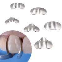 Matrice dentaire Matrices métalliques sectionnelles profilées Matrice dentaire avec pince à ressort Delta Ring Clamp Wedges Kit
