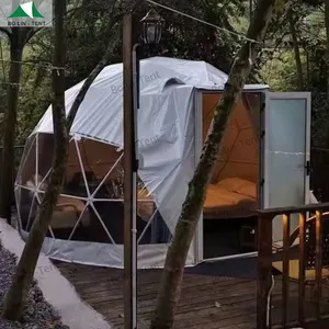 Barraca de acampamento de cúpula de casa de estrutura de aço para feiras em promoção
