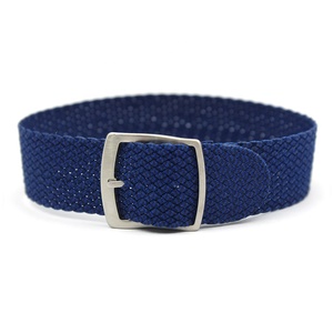 YUNSE nuovo stile Custom cinturino in Nylon intrecciato 20mm 22mm regolabile in acciaio inossidabile con fibbia sabbiata Perlon cinturini per <span class=keywords><strong>orologi</strong></span> - Product Image 4
