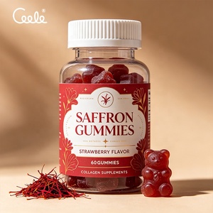 Gomitas de Azafrán Enriquecidas con Fórmula Personalizada, Extracto Vegetal Vegano Combinado con Múltiples Sustancias Nutritivas para un Suministro Diario <span class=keywords><strong>Universal</strong></span> - Product Image 3