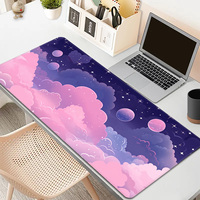 Grand tapis de souris de jeu en caoutchouc naturel à motif HD personnalisé Base antidérapante Tapis de souris imperméable et résistant à l'usure pour le bureau