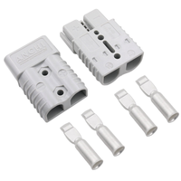 Adaptateur de climatiseur de stationnement étanche haute puissance 50A, connecteur mâle-femelle 24V pour camion, 12V en cuivre essentiel 2P PC