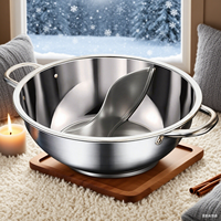 Marmite professionnelle innovante en acier inoxydable, ensemble de cuisson fiable avec couvercle en verre et compatible lave-vaisselle