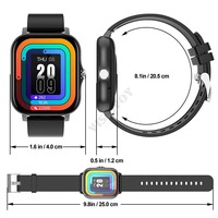 Reloj Inteligente Deportivo con Monitor de Actividad Física, Pantalla TFT de 1.81'', Transpirable, Recordatorio de Tareas, Resistente al Agua IP67, Brújula para Android