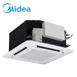 Midea china central heating and cooling air water machine 4 way cassette fcu fan coil units for office building