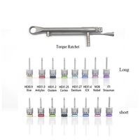 Clinique dentaire LK-U101C Système de fixation d'implant universel Kit de dissolvant de vis prothétique Prix