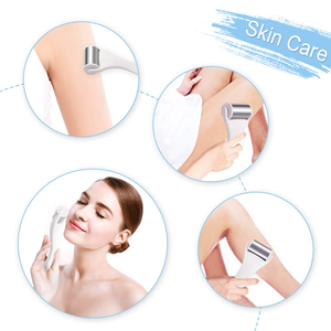 Handheld Stainless Steel Derma Rolling System Ice <b>Roller</b> with Wrinkle Remover for Face Body & Eye Cold Therapy <b>Massage</b> - Product Image 6