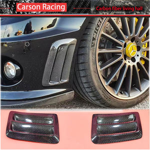 Ailerons latéraux en fibre de carbone véritable finition polie pour <span class=keywords><strong>Mercedes</strong></span> Classe C W204 C63 Pare-chocs avant/arrière Ruban 3M Kits de carrosserie - Product Image 2