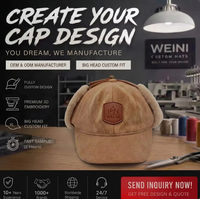 Cappello Invernale Personalizzato con Patch in Pelle, Paraorecchie in Finta Pelliccia, Caldo e Antivento, Stile Baseball per Attività all'Aperto