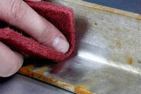 Rouleaux non tissés rouleaux de tampon à récurer rouleaux de tampon à récurer en nylon abrasif