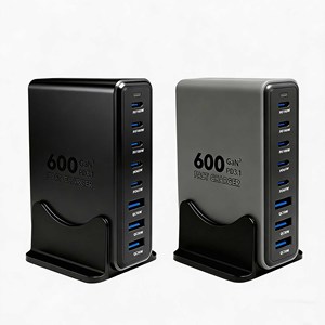 600W GaN Desktop Fast Charger 6 USB Ports PD3.1 Universal Laptop Tablet Phone Charging Station - Product Image 1