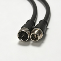 Cable Ethernet Industrial M12 X Code de 8 Pines, 10 Gbps, Cat6A, Blindado, para Cámaras de Visión Artificial GigE, Longitud Personalizada
