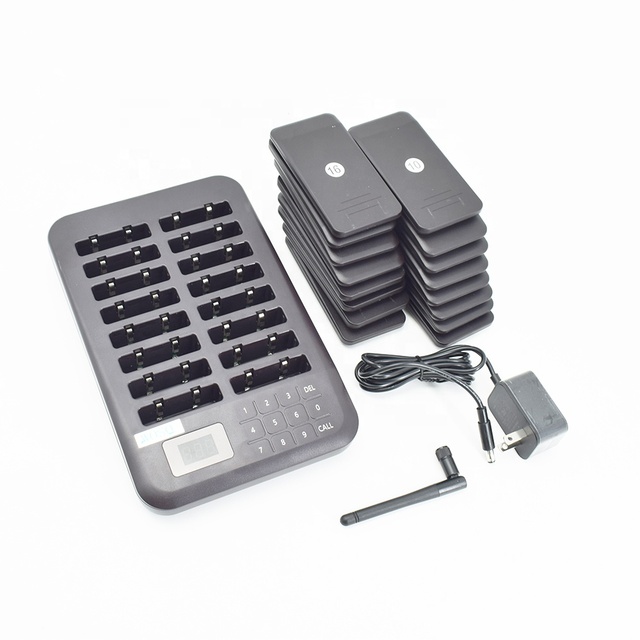 OEM Stock ABS Plastic Wireless Food Buzzer 800m Wireless Distance Pagers for Cafe Guest