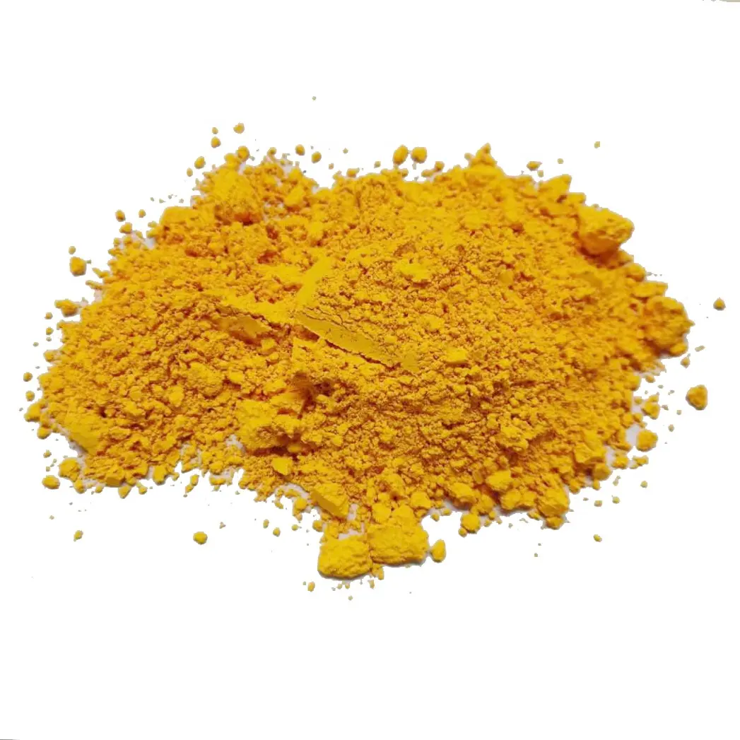 Poudre de pigment inorganique jaune de citron jaune de cadmium de colorant de céramique de vente en gros résistant à la chaleur