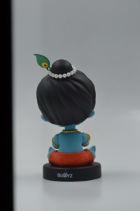 Bobblehead Makhanchor Krishna es un animal lindo y juguetón, perfecto para el tablero de tu coche, la oficina o la decoración del hogar. - Product Image 3