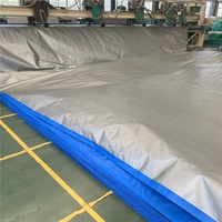 Bâche en PE recyclé laminé, imperméable, anti-UV, tissée, enduite de PVC, tricotée chaîne, pour usage extérieur