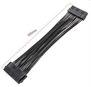 <span class=keywords><strong>Cable</strong></span> ATX de <span class=keywords><strong>24</strong></span> pines <span class=keywords><strong>RGB</strong></span> macho a <span class=keywords><strong>24</strong></span> pines hembra <span class=keywords><strong>Cable</strong></span> de extensión de fuente de alimentación de 30cm para PC interno PSU TW <span class=keywords><strong>Cable</strong></span> conector de alimentación - Product Image 2