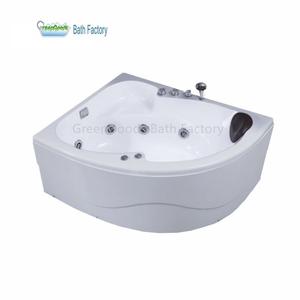 Bañera de hidromasaje de lujo para interiores, bañera de hidromasaje, acrílico blanco azabache, 1500mm, venta CE - Product Image 1
