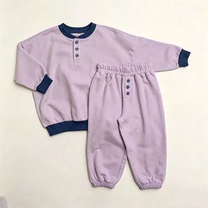 Set Abbigliamento <span class=keywords><strong>Bambini</strong></span> Autunno Inverno 2026: Felpa con Collo a Lupetto e Pantaloni Tuta Bicolore - Product Image 6