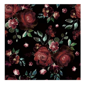 Tela de Chifón Crepé Suave de Poliéster 75D con Diseño de Flores Pequeñas Personalizado, Impresión Digital para Camisas, Abrigos y Vestidos - Product Image 1