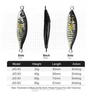 Leurre de pêche en métal lumineux UV imprimé en 3D de style japonais <span class=keywords><strong>Little</strong></span> <span class=keywords><strong>Jack</strong></span> Dying Fish Shore Lancer Boat Spanish Artificial Hard Bait - Product Image 3