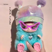 AWAKUKU Avoir un Siège Macaron Vinyle En Peluche Boîte Aveugle Mignon Drôle Figurine Mystère Boîte Jouet À Collectionner