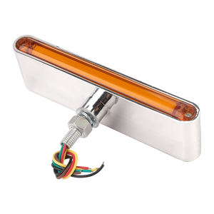 Rouge/Ambre <span class=keywords><strong>LED</strong></span> Double Face Camion Semi Remorque Barres Lumineuses 20LED Étanche Scellé Piédestal Clignotant Arrêt Queue Marqueur 12V - Product Image 2