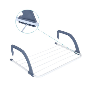 Étagère de séchage de linge pliable portable suspendue, support de séchage de vêtements, organisateur, étagère de rangement pour balcon - Product Image 5